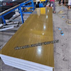 Tấm Panel Cách Nhiệt EPS TOVICO Màu Vân Gỗ Đậm 8kg/m3, Chống Nóng, Cách Âm 2025