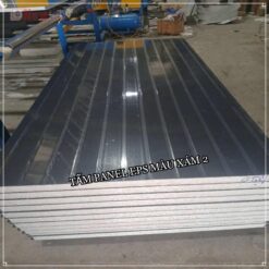 Tấm Panel cách nhiệt EPS VIFA 8kg/m³ Tôn 0.3mm Màu Xám Sáng, gân mờ hoặc phẳng Cách Âm Hiện Đại