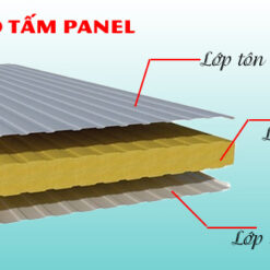Tôn PU Cách Nhiệt Lợp Vách & Trần Nổi 3 Lớp Màng PVC Trắng Sữa